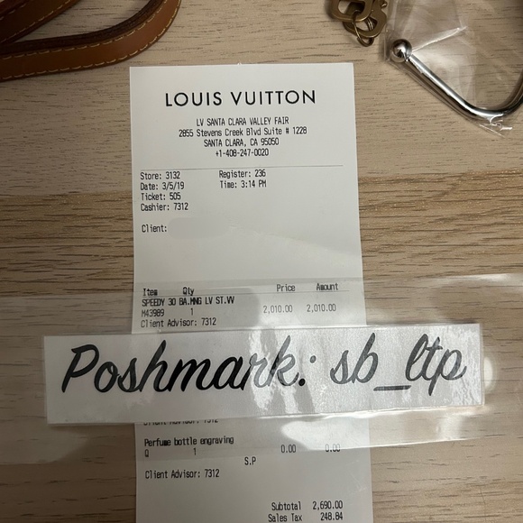 Authentic Louis Vuitton Speedy Bandouliere 30 Patches Limited Edition Bag M43989 - Picture 8 of 16